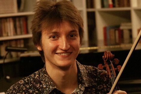 Ludwig Dorner mit Violine
