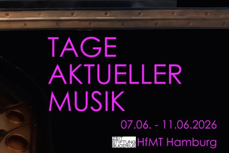 Schrift "Tage aktueller Musik"