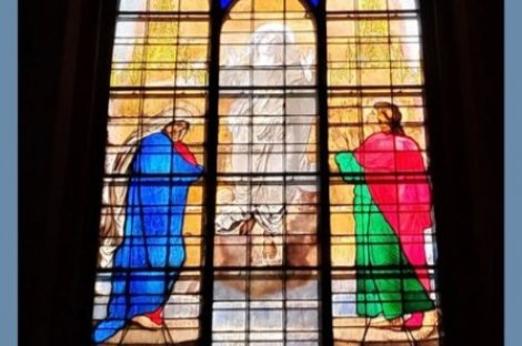 buntes Kirchenfenster
